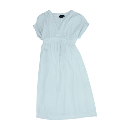 White Maternity Midi Dress
