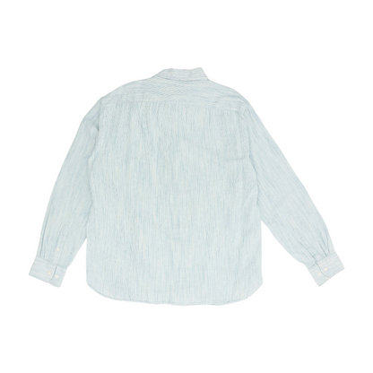 Blue Striped Long Sleeve Button Down