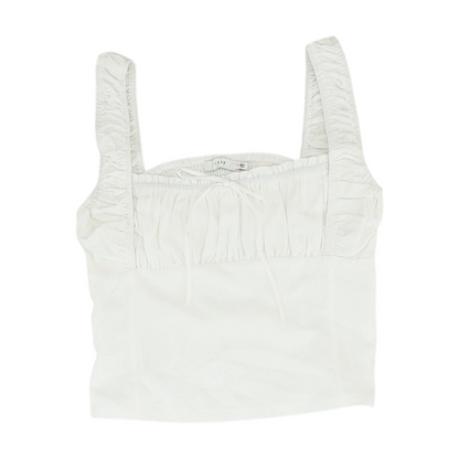 White Cropped Blouse