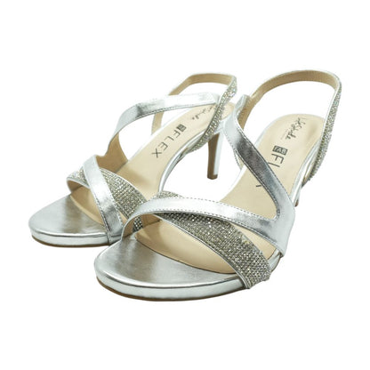 Silver Stiletto Heels