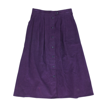 Vintage Purple Midi Skirt