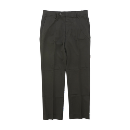 Gray Striped Slim Pants