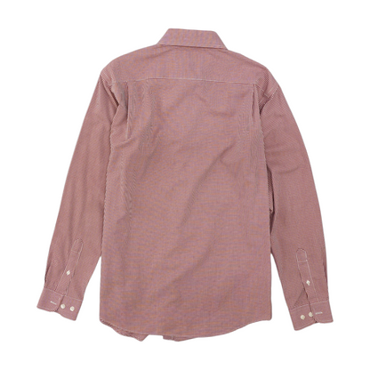 Red Check Long Sleeve Button Down