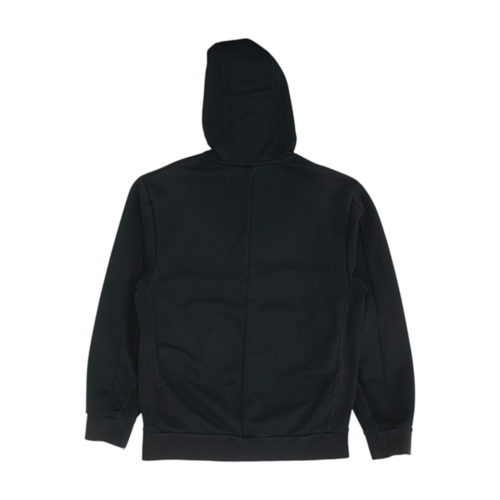Black Solid Hoodie Pullover