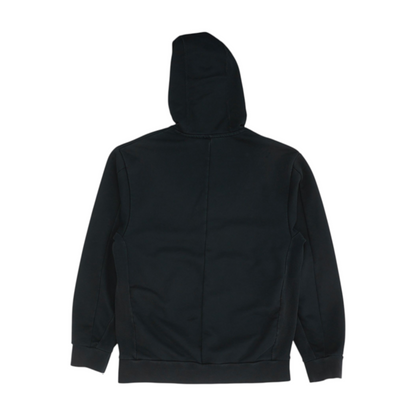Black Solid Hoodie Pullover