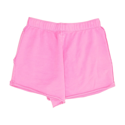 Pink Solid Active Shorts