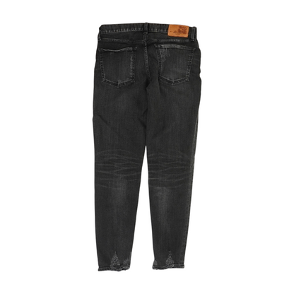 Black Tapered Jeans