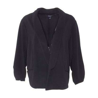 Black Plus Solid Blazer
