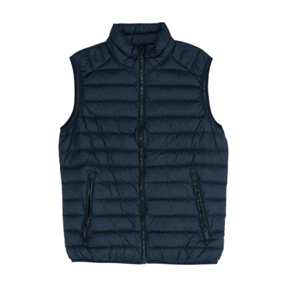 Black Solid Active Vest