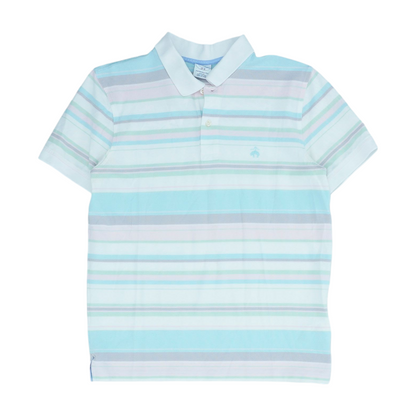 Multi Striped Short Sleeve Polo