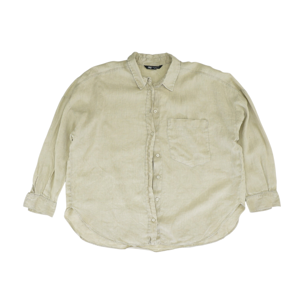 Beige Button Down