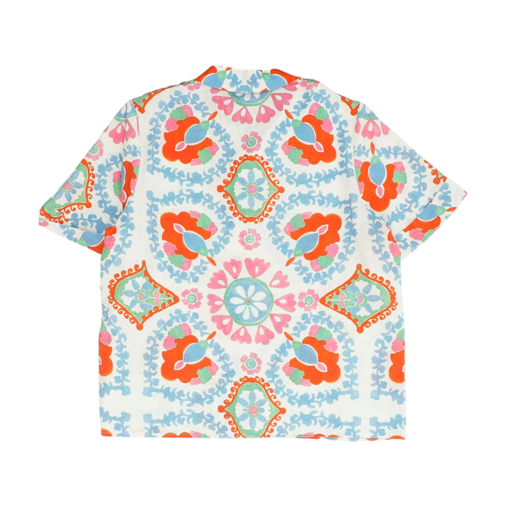 Multi Abstract Button Down