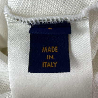 Ivory Damier Signature Cotton Pique T-Shirt