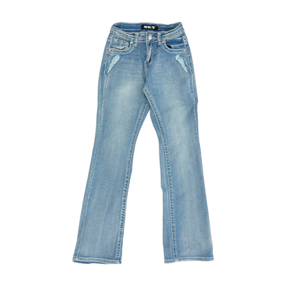 Blue Bootcut Jeans