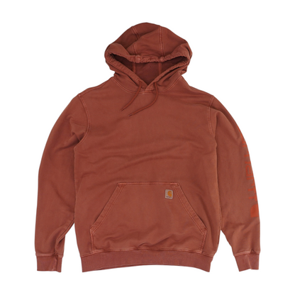 Red Solid Hoodie Pullover