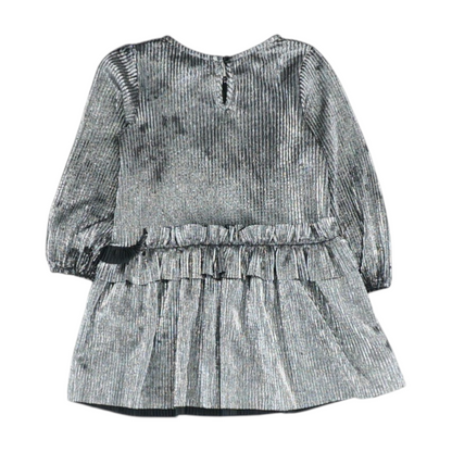 Silver Striped Dress