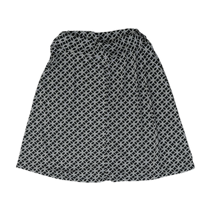 Black Petite Abstract Mini Skirt