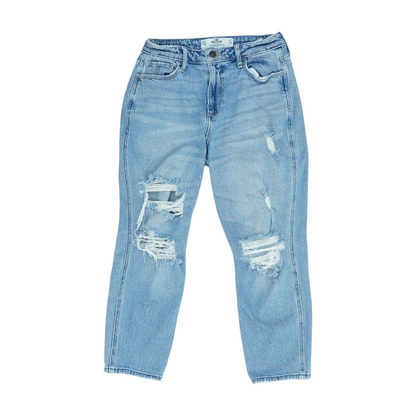 Blue Short Relaxed Jeans