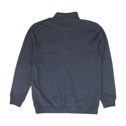 Navy Solid 1/4 Zip Pullover