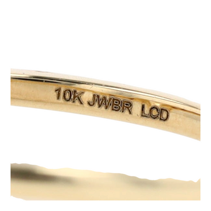 7/8 ctw 10K Yellow Gold Lab Grown Diamond Engagement Ring