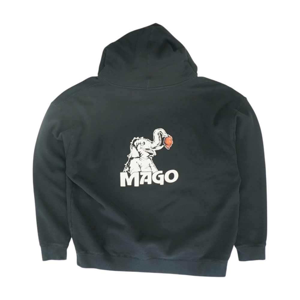 Black Solid Hoodie Pullover