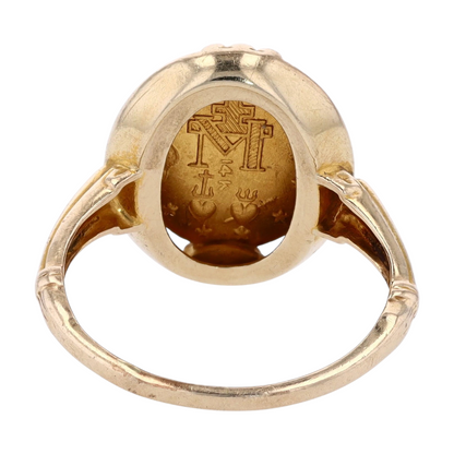 14K Yellow Gold Fashion Ring