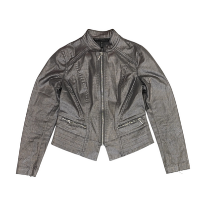 Gray Petite Solid Jacket