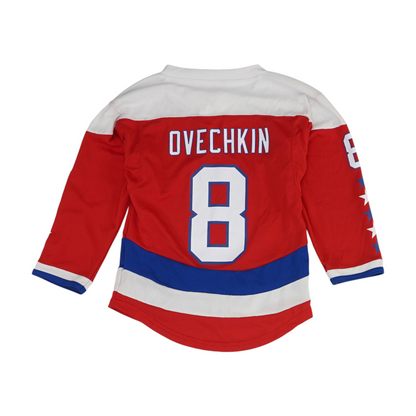 Boys' Red Washington Capitals Long Sleeve Jersey