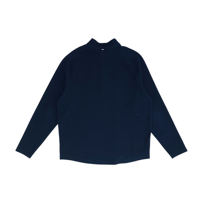 Navy Solid 1/4 Zip Pullover