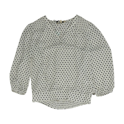 White Polka Dot Blouse