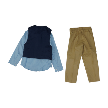 Blue Long Sleeve Set