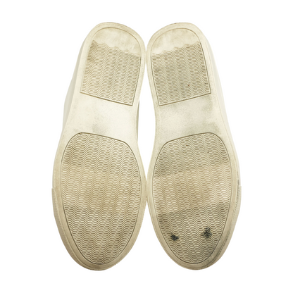 White Lace-Up Casual Shoes