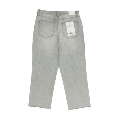 Gray Straight Jeans