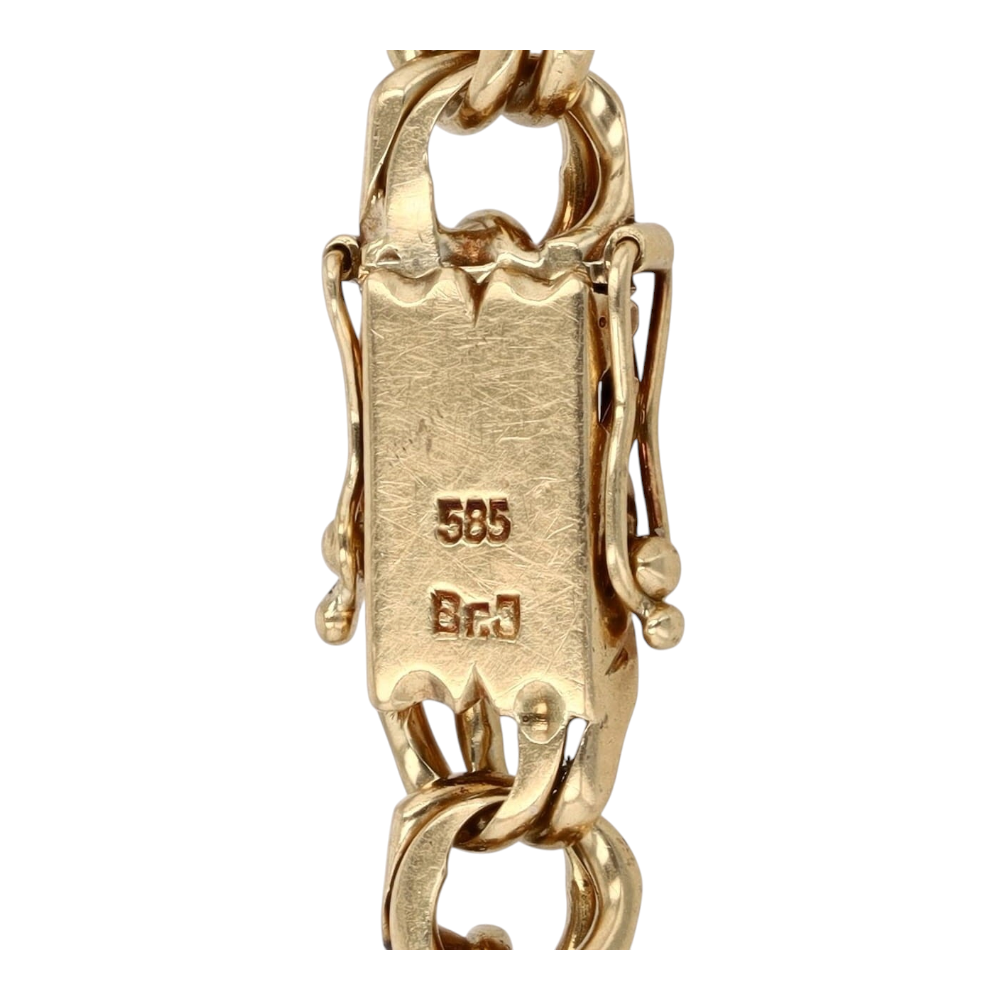 14K Yellow Gold Chain Bracelet