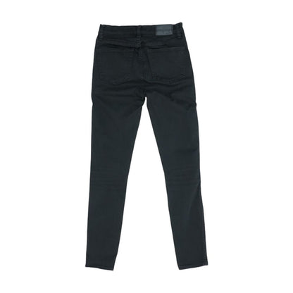 Black High Rise Skinny Leg Jeans
