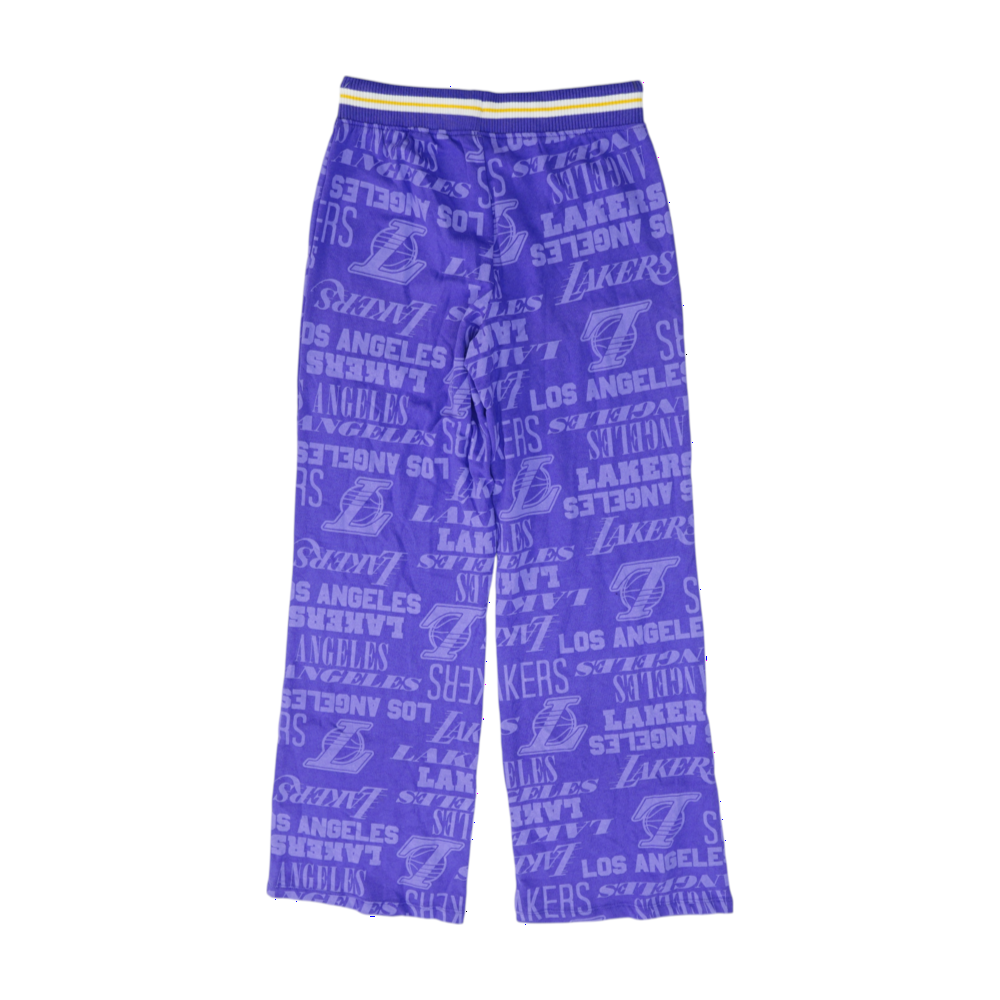 Purple Graphic Regular Pants