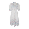 111 White Floral Midi Dress – Image 1