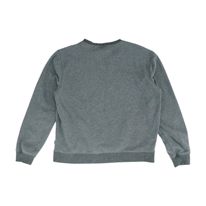 Gray Solid Sweatshirt Pullover