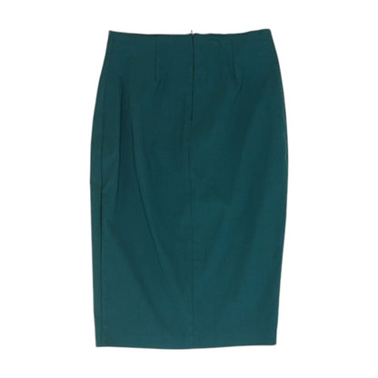Teal Solid Mini Skirt