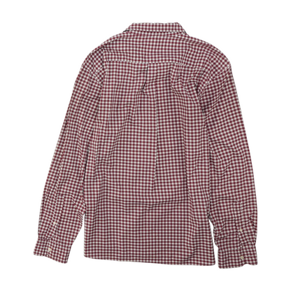 Red Check Long Sleeve Button Down