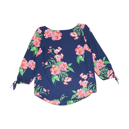 Pink Floral Blouse