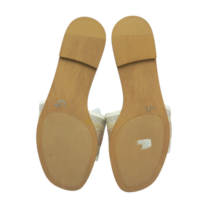 Gold Flat Sandals