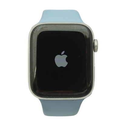 44mm Series 5 Silver Smartwatch Blue Band S/M