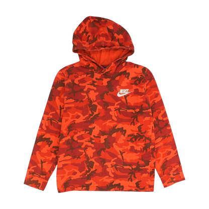 Red Camo Hoodie Pullover