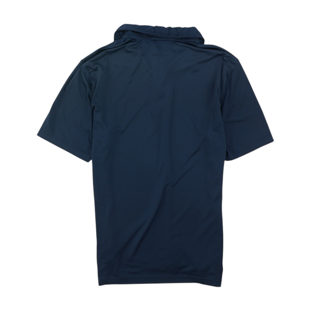 Navy Solid Short Sleeve Polo