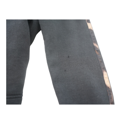 Black Solid Hoodie Pullover