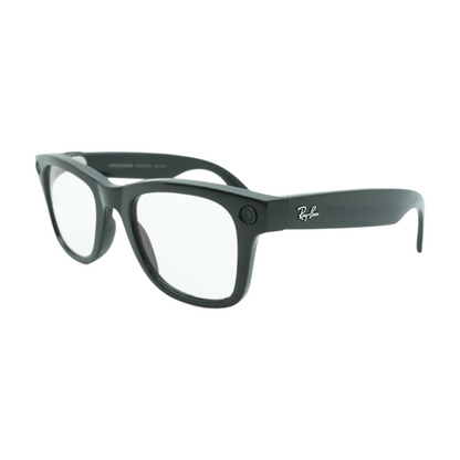 Black Meta Wayfarer Smart Glasses