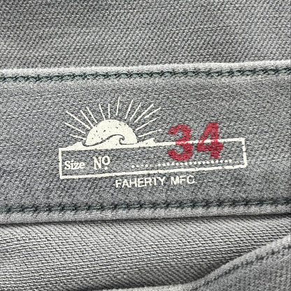 Vintage Gray Solid Five Pocket Pants