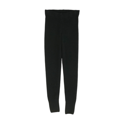 Black Solid Pajama Bottom