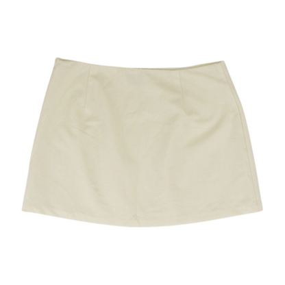 Beige Mini Skirt